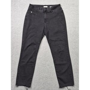 Curve Appeal High Rise Essential Skinny Jeans 10/30 Black Stretch Sculpt EUC
